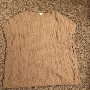 JJill Poncho/Vest Sweater